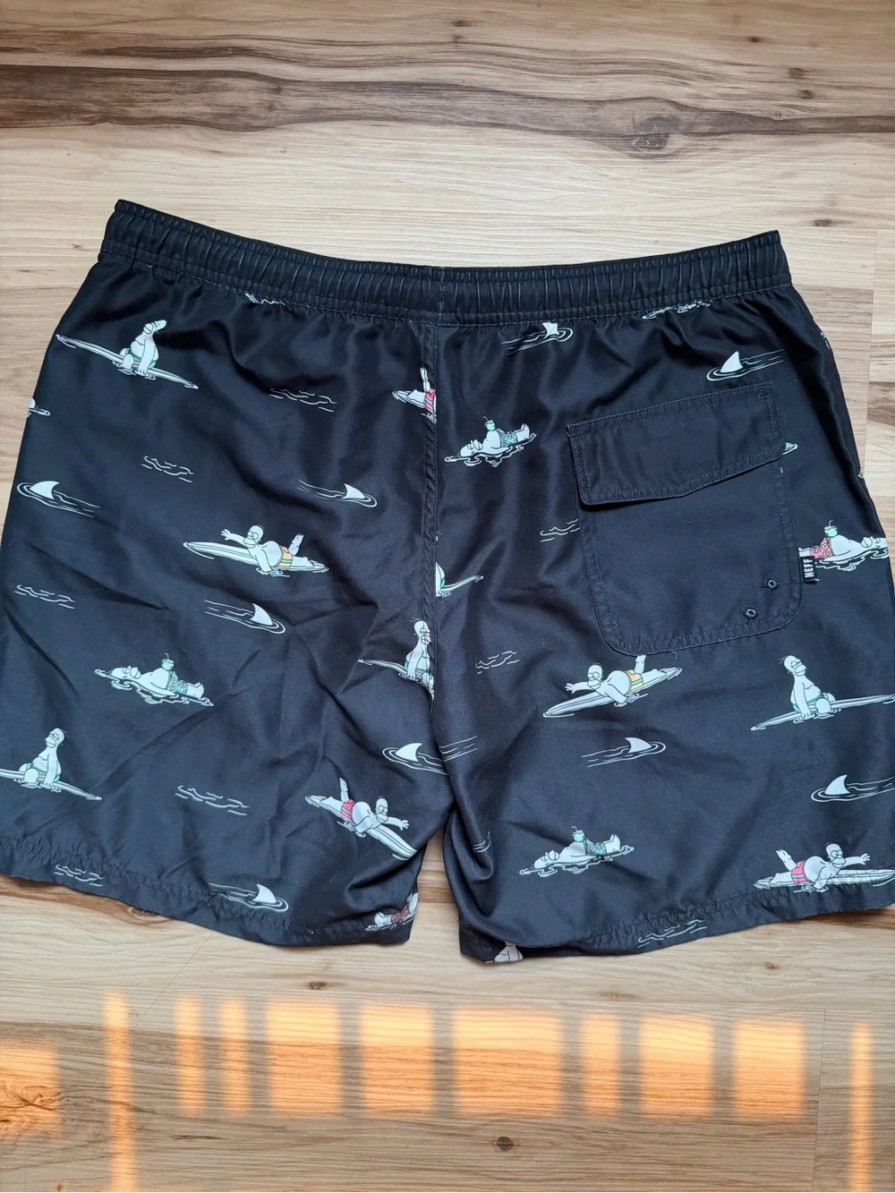 Neff x The Simpsons Men's Homer Surf Swim Trunks Size XL